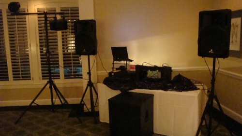 Our setup for a sweet 16 party in Durham
